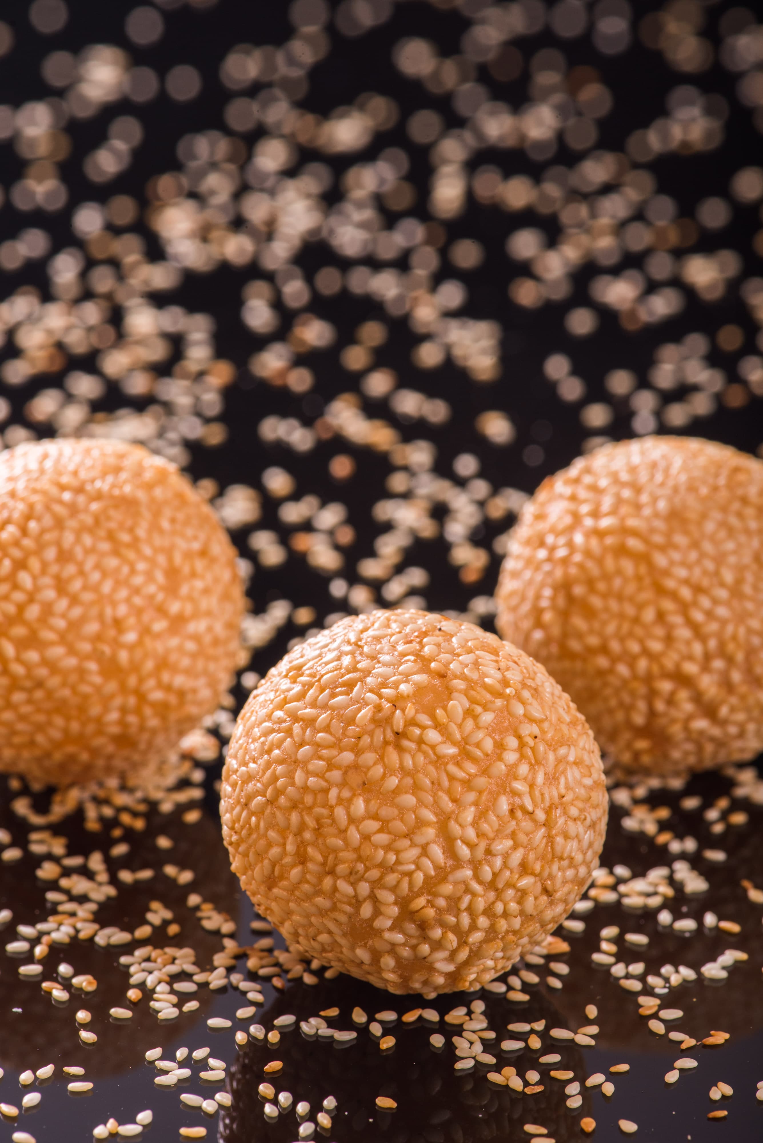 Deep-Fried Mung Bean Sesame Ball