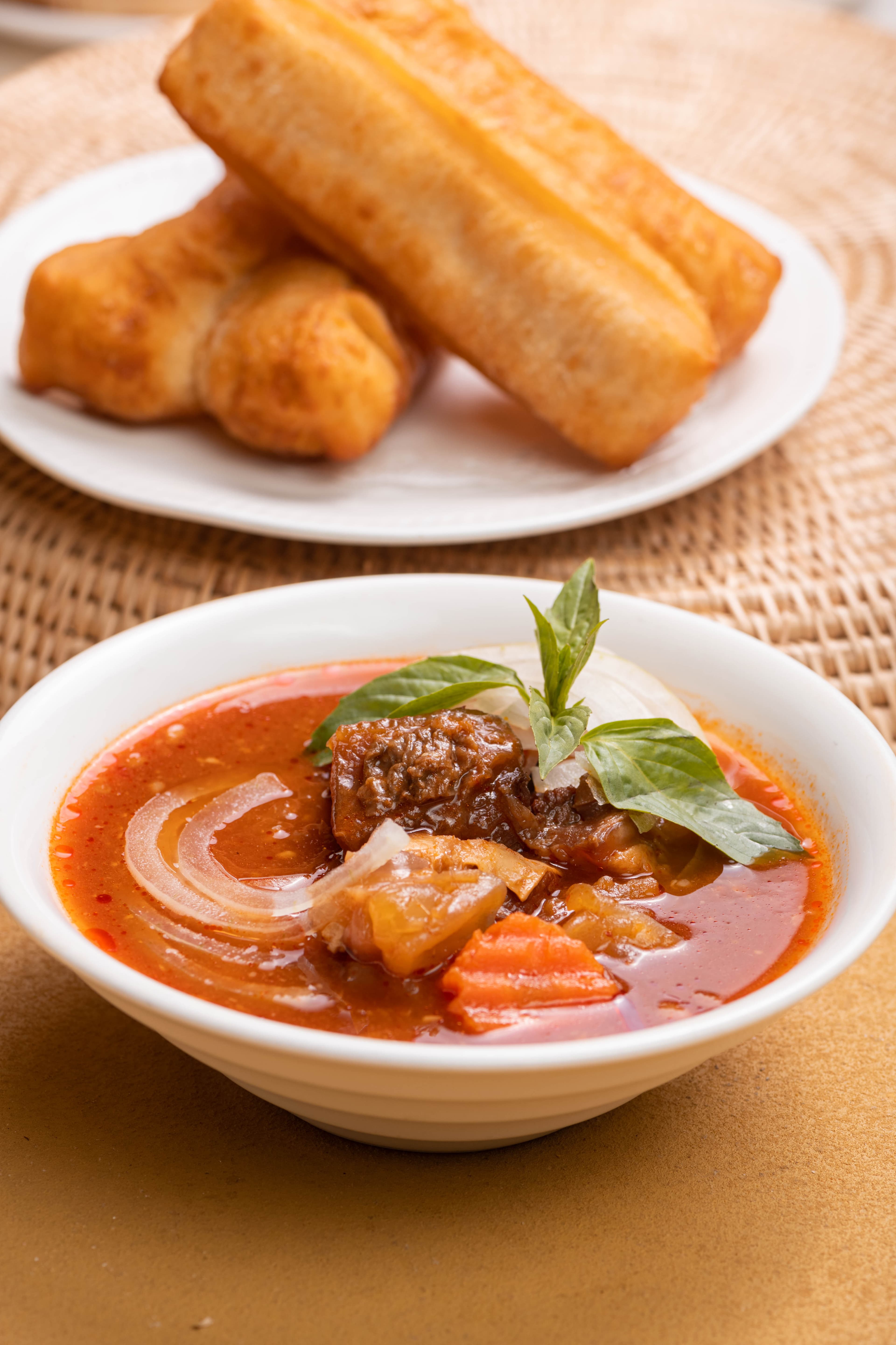 Braised Beef & You Tiao